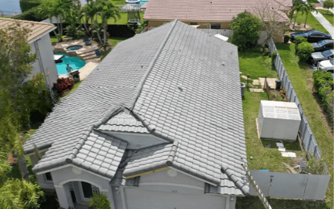After - Janet Thrasher's roof